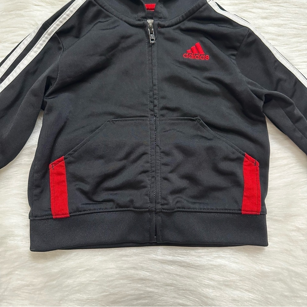 Adidas Baby Unisex 12 Months Tracksuit Jacket Jogger Pants Set - Picture 4 of 9